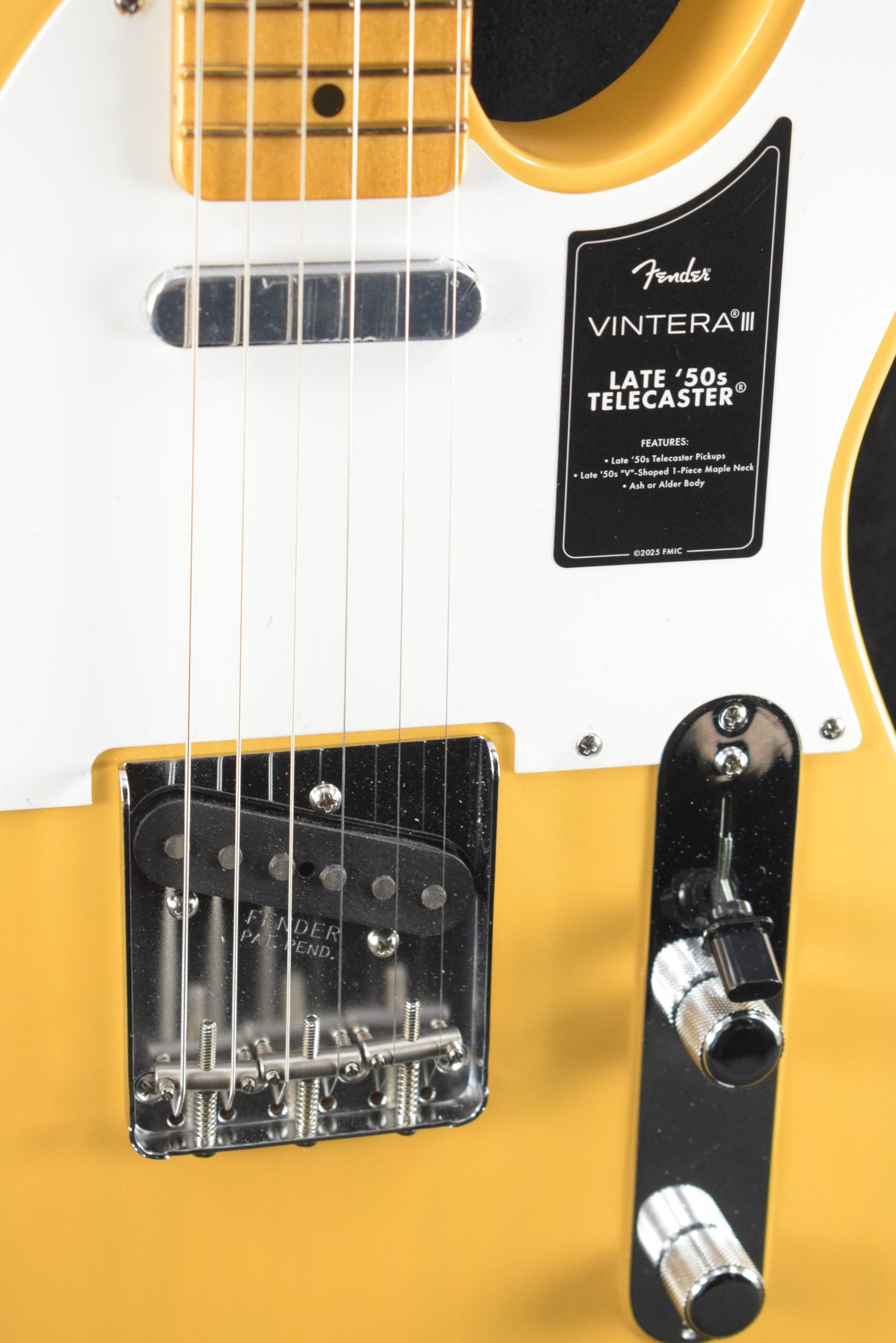 Fender Vintera III Late '50s Telecaster Butterscotch Blonde Maple Fingerboard