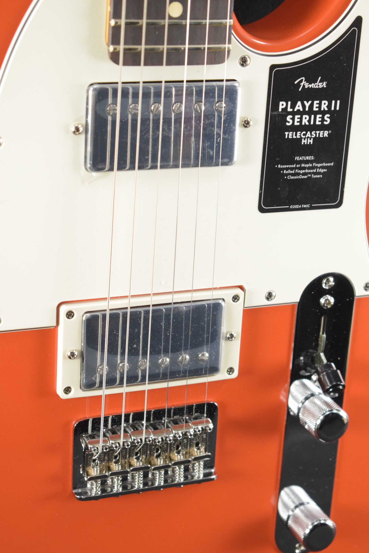 Fender Player II Telecaster HH Rallye Orange Rosewood Fingerboard