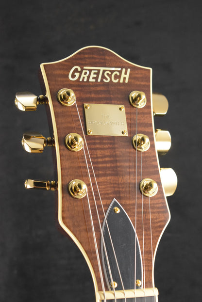 Gretsch Broadkaster Jr. LX Figured Center Block with String-Thru Bigsby Caramel Dawn