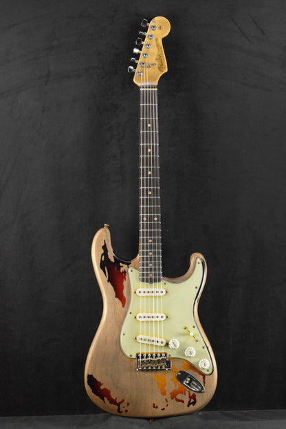 Fender Rory Gallagher Signature Stratocaster Relic 3-Color Sunburst Rosewood Fingerboard