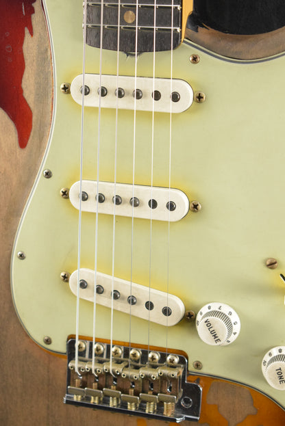 Fender Rory Gallagher Signature Stratocaster Relic 3-Color Sunburst Rosewood Fingerboard