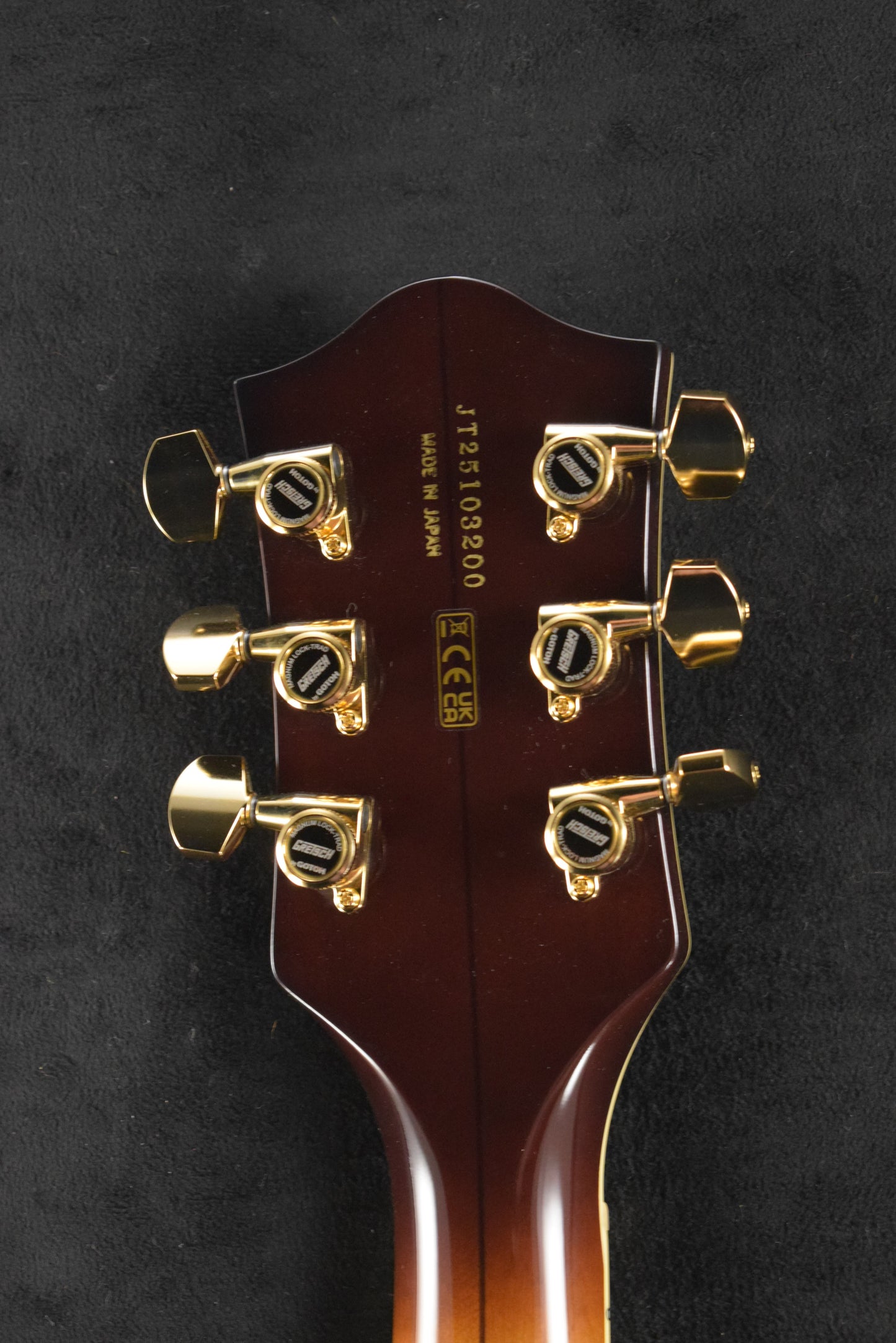Gretsch Broadkaster Jr. LX Figured Center Block with String-Thru Bigsby Caramel Dawn