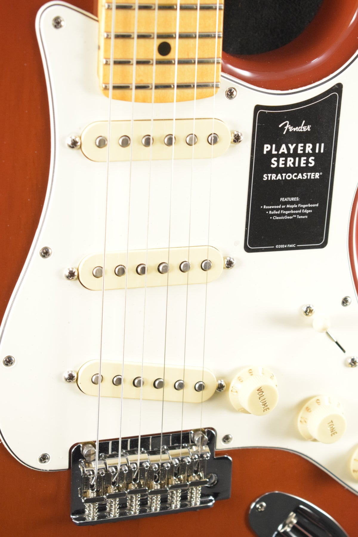 Fender Player II Stratocaster Transparent Mocha Burst Maple Fingerboard