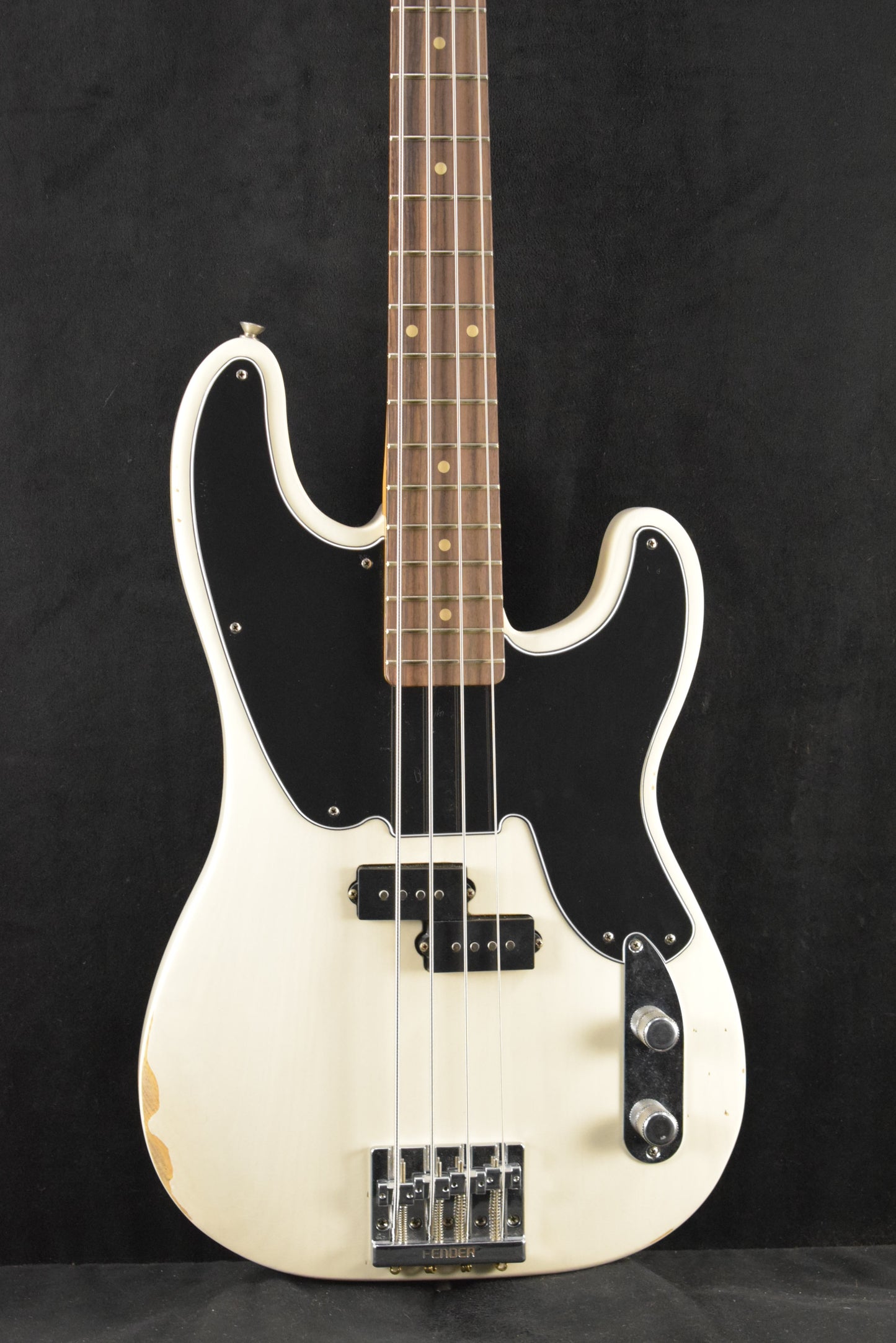 Fender Mike Dirnt Road Worn Precision Bass White Blonde Rosewood Fingerboard