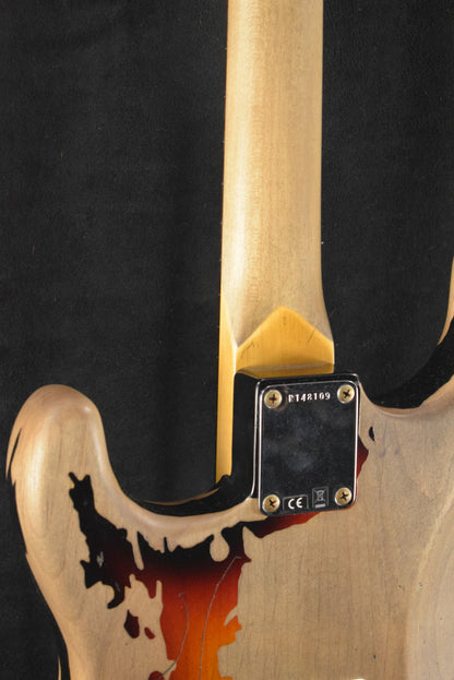 Fender Rory Gallagher Signature Stratocaster Relic 3-Color Sunburst Rosewood Fingerboard