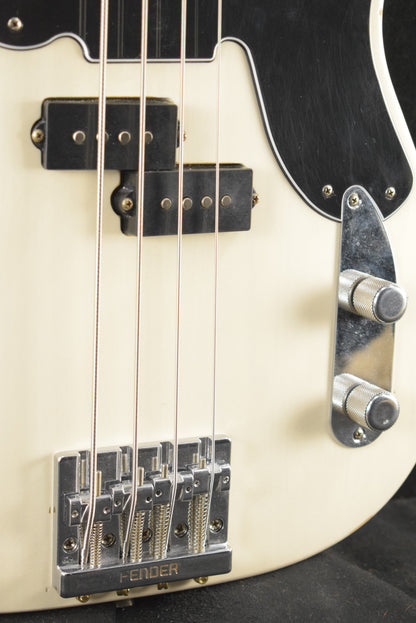 Fender Mike Dirnt Road Worn Precision Bass White Blonde Rosewood Fingerboard