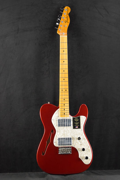 Fender American Vintage II 1972 Telecaster Thinline Candy Apple Red Maple Fingerboard