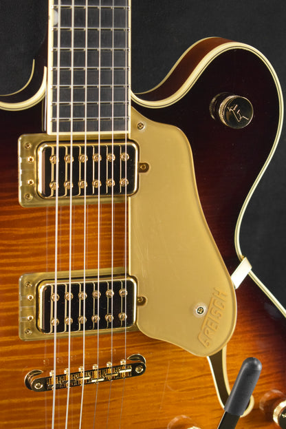 Gretsch Broadkaster LX Figured Center Block with String-Thru Bigsby Havana Burst