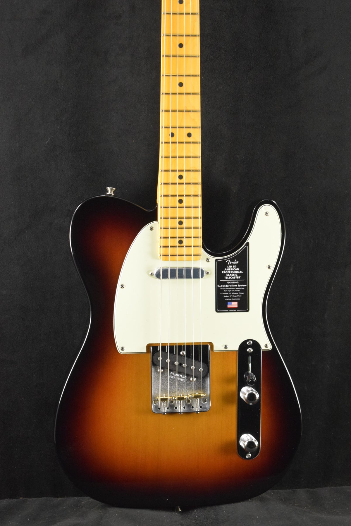 Fender Limited Edition American Professional Classic Telecaster featuring the Fender Silent System 3-Color Sunburst