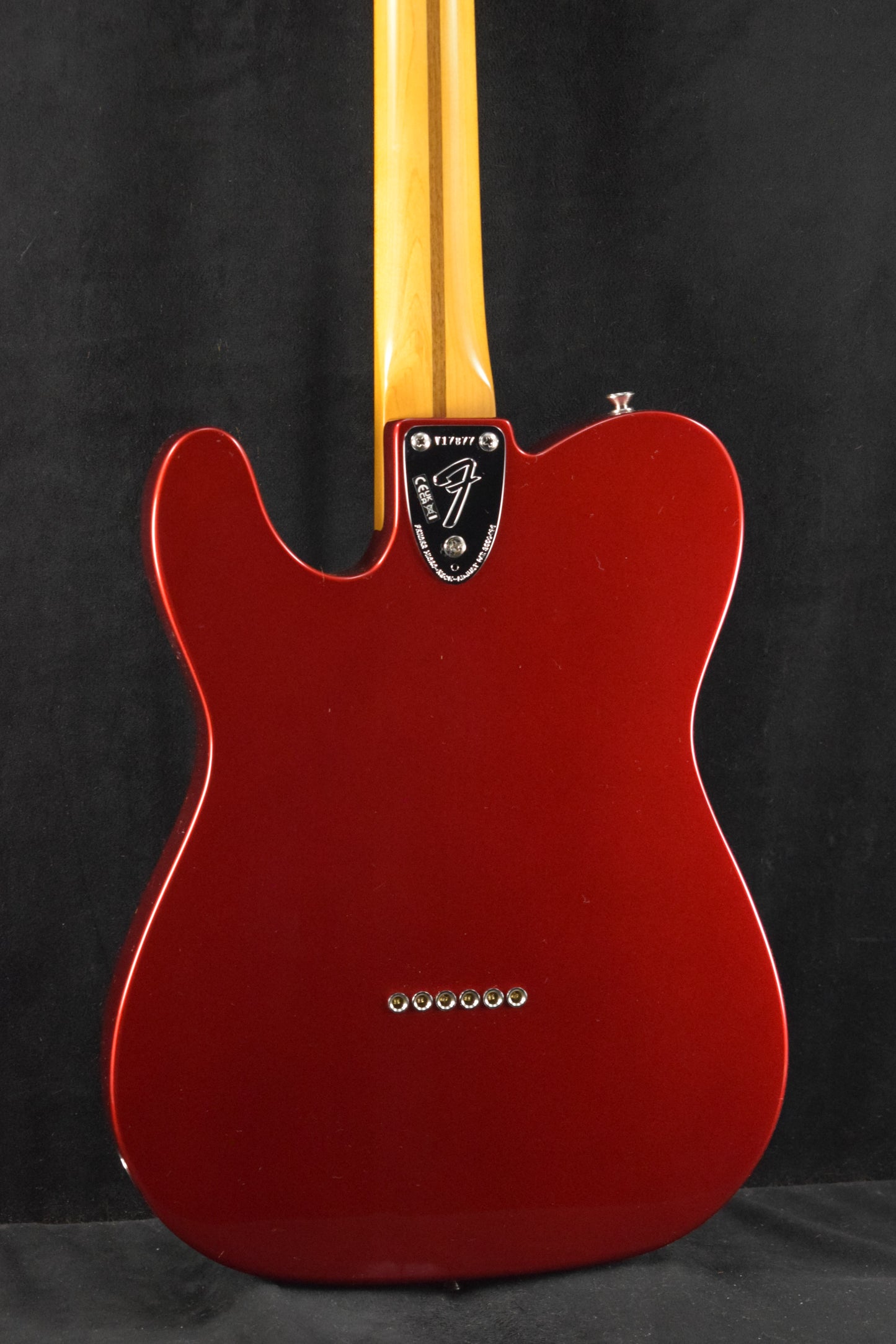 Fender American Vintage II 1972 Telecaster Thinline Candy Apple Red Maple Fingerboard