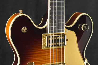 Gretsch Broadkaster LX Figured Center Block with String-Thru Bigsby Havana Burst