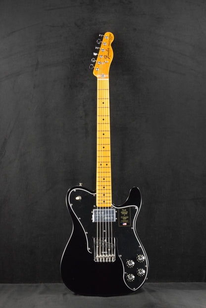 Fender American Vintage II 1977 Telecaster Custom Maple Fingerboard Black