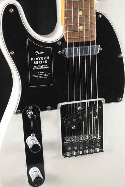 Fender Player II Telecaster Left-Hand Polar White Rosewood Fingerboard