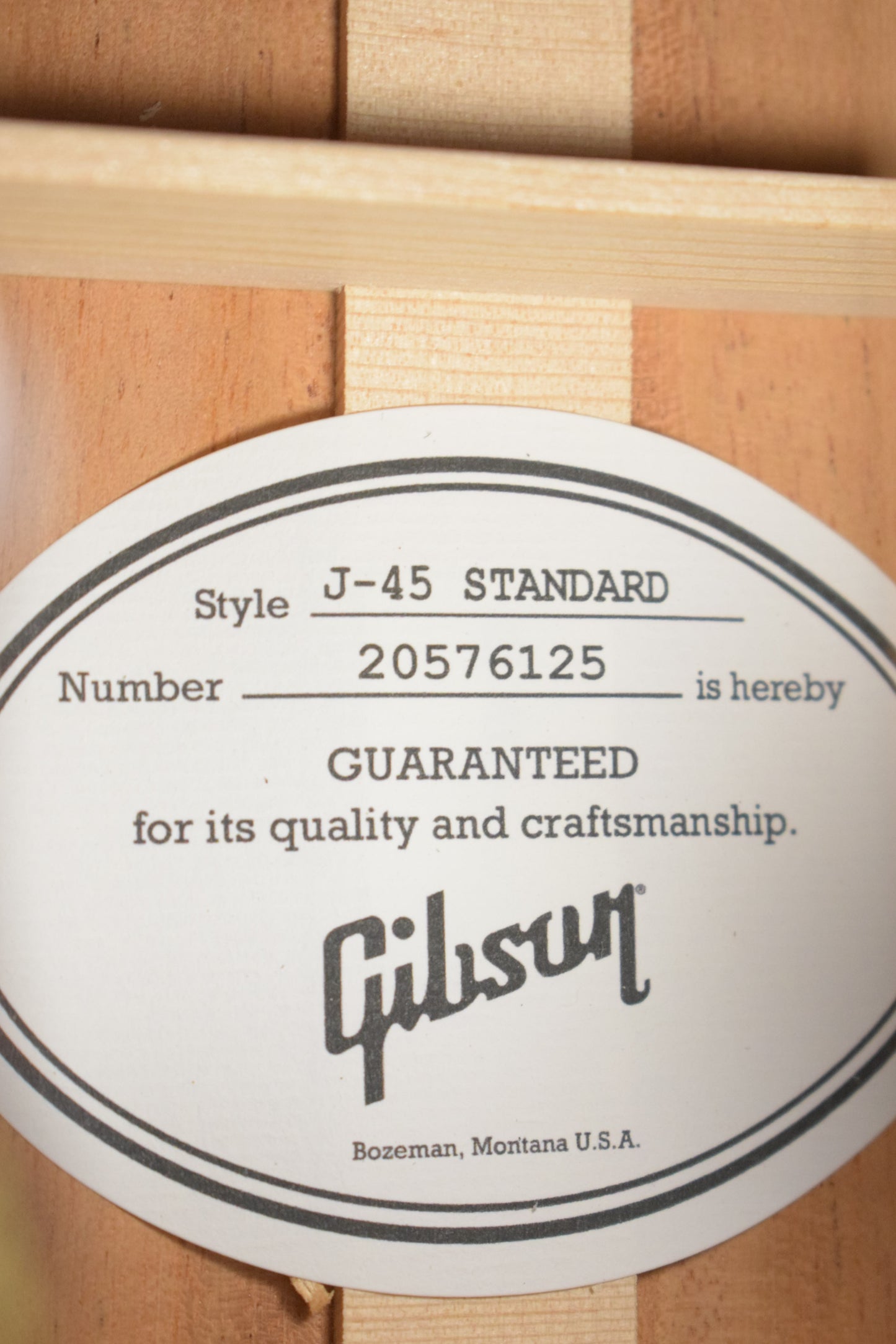 Gibson J-45 Standard Goldtop