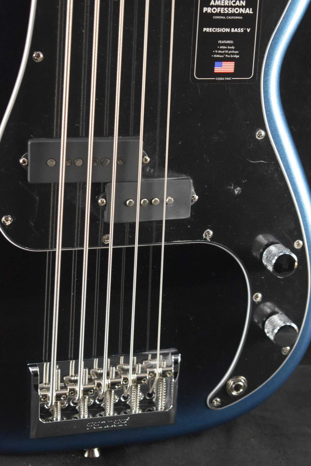 Fender American Professional Precision Bass V Dark Night Rosewood Fingerboard
