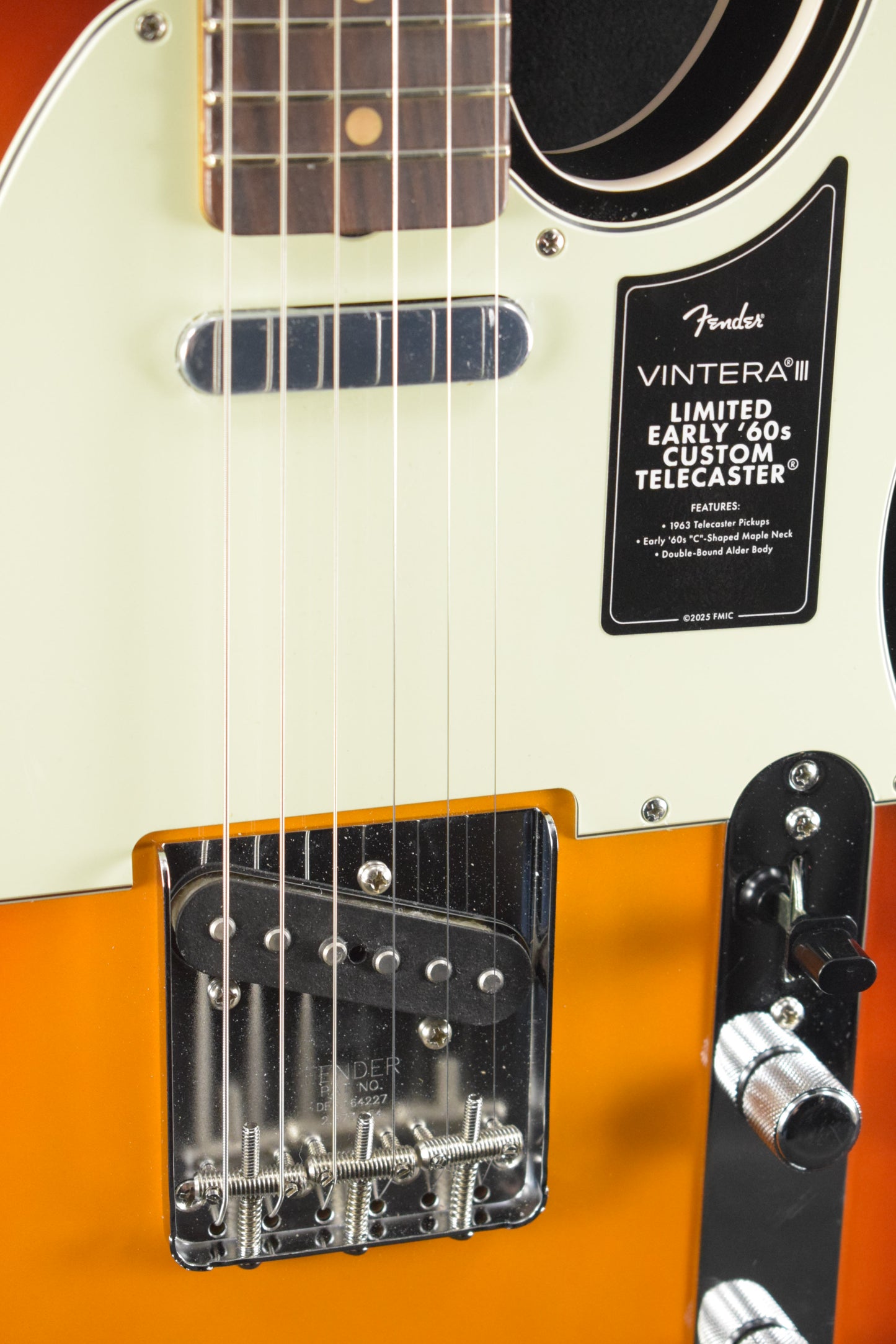 Fender Limited Edition Vintera III Early '60s Telecaster Custom 3-Color Sunburst Rosewood Fingerboard