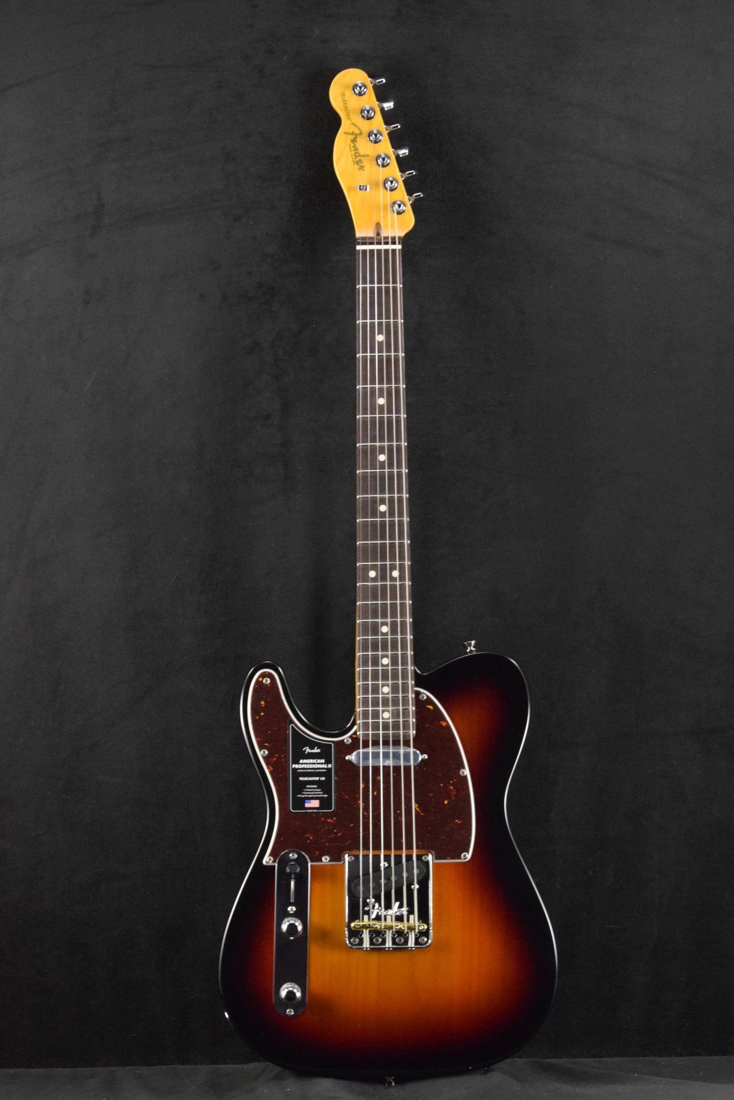 Fender American Professional II Telecaster Left-Hand 3-Color Sunburst Rosewood Fingerboard