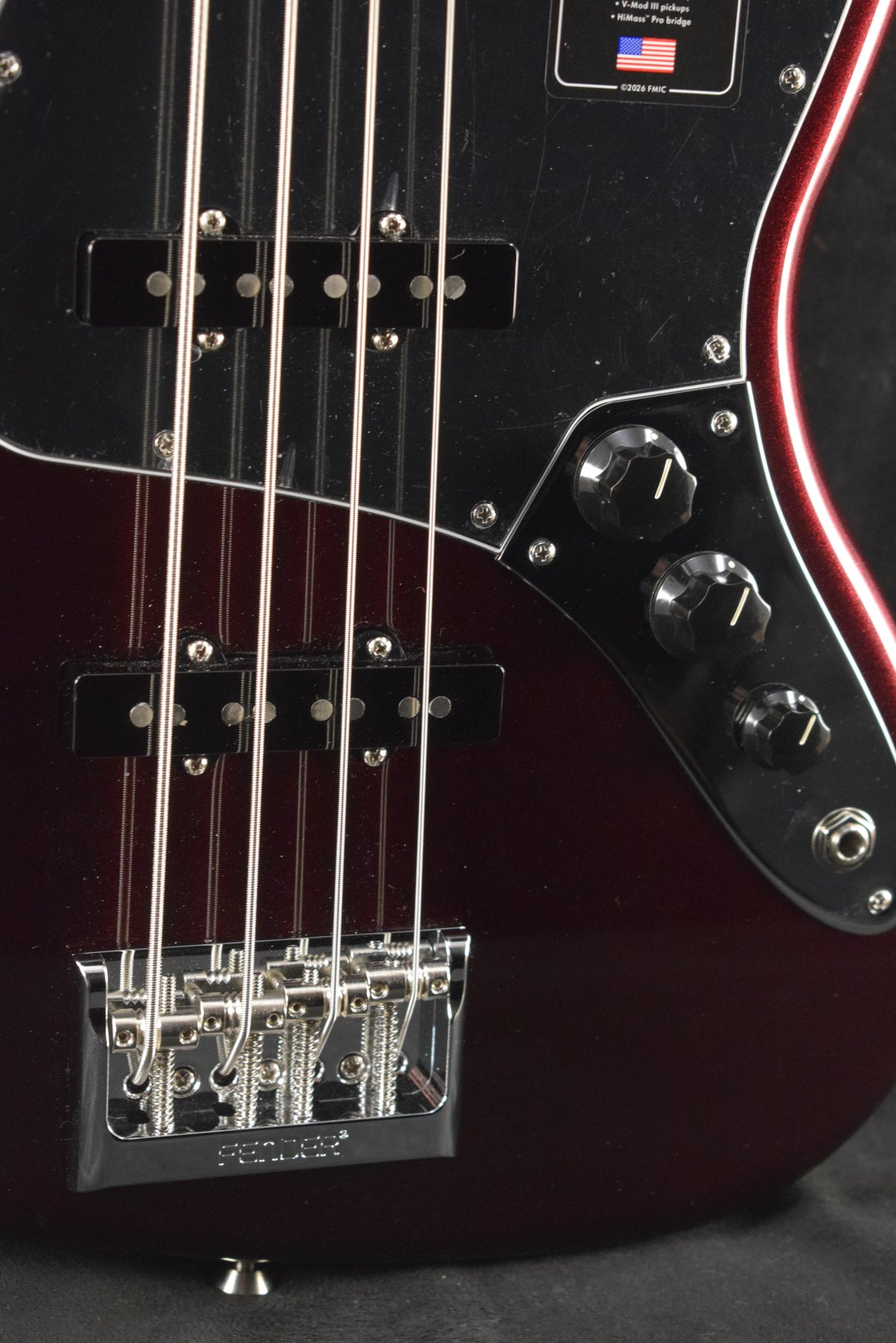 Fender American Professional Jazz Bass Oxblood Rosewood Fingerboard