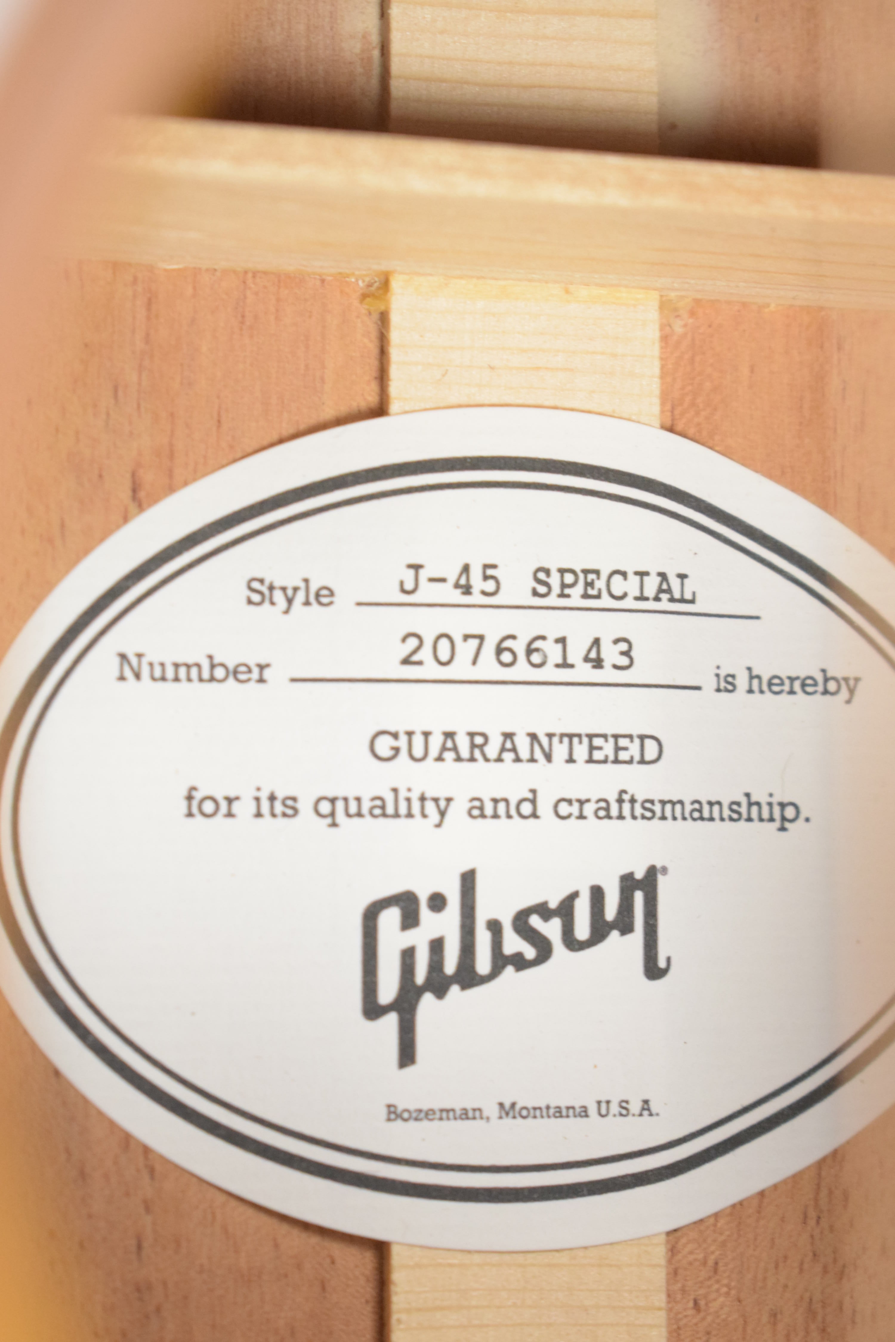 Gibson J-45 Special Satin Honey Burst – Fuller's Guitar