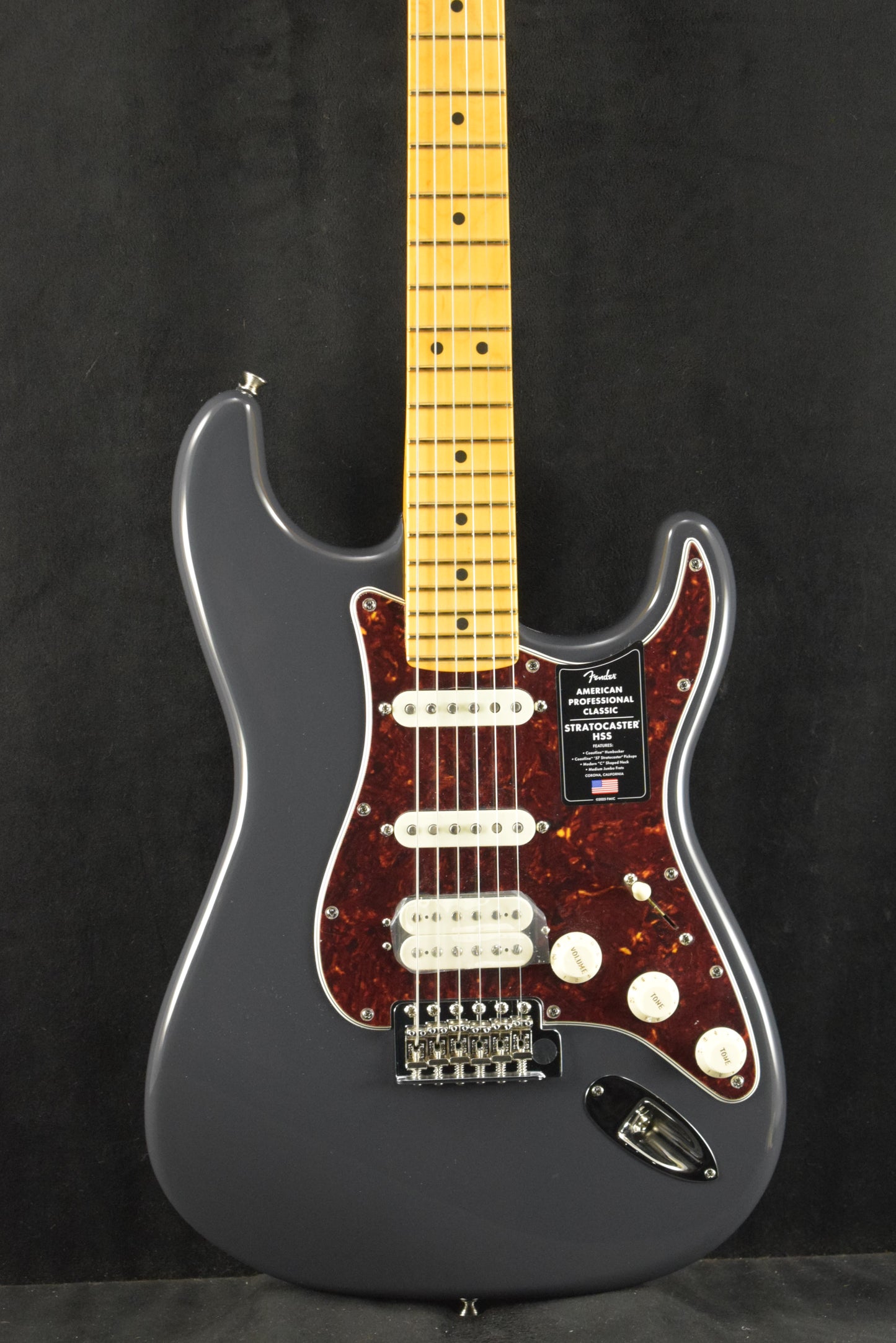 Fender American Professional Classic Stratocaster HSS Faded Black Maple Fingerboard