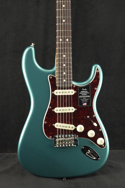 Fender American Professional Classic Stratocaster Rosewood Fingerboard Faded Sherwood Green Metallic