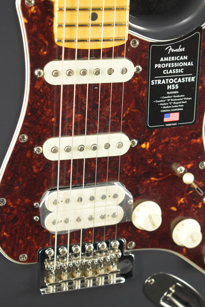 Fender American Professional Classic Stratocaster HSS Faded Black Maple Fingerboard