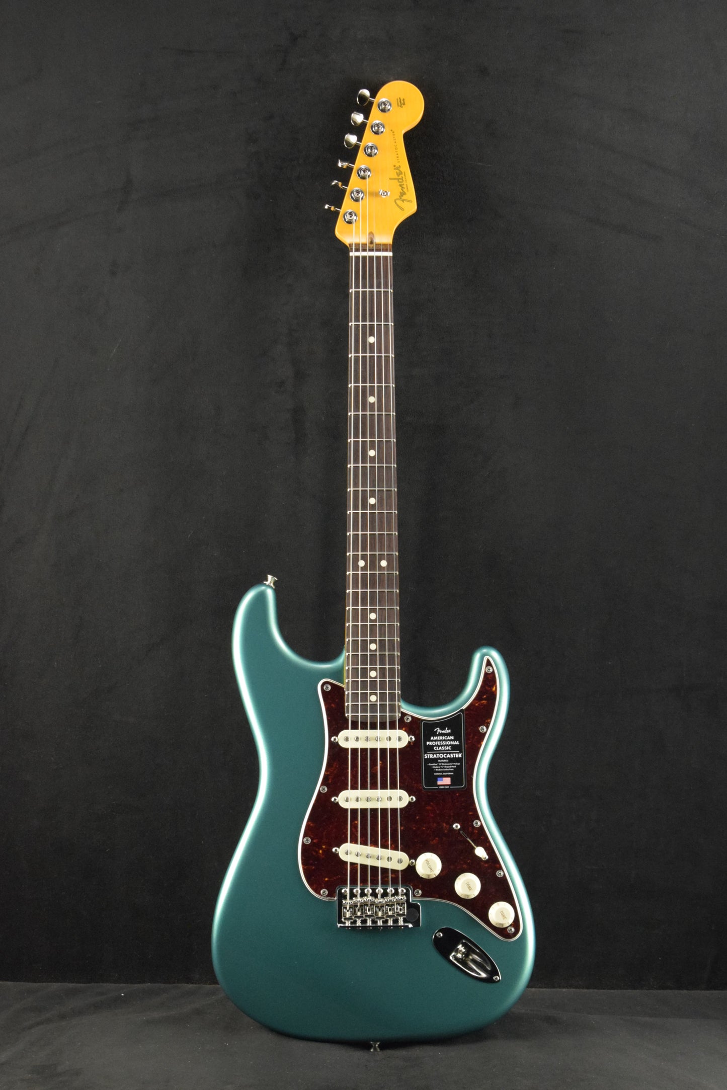 Fender American Professional Classic Stratocaster Rosewood Fingerboard Faded Sherwood Green Metallic