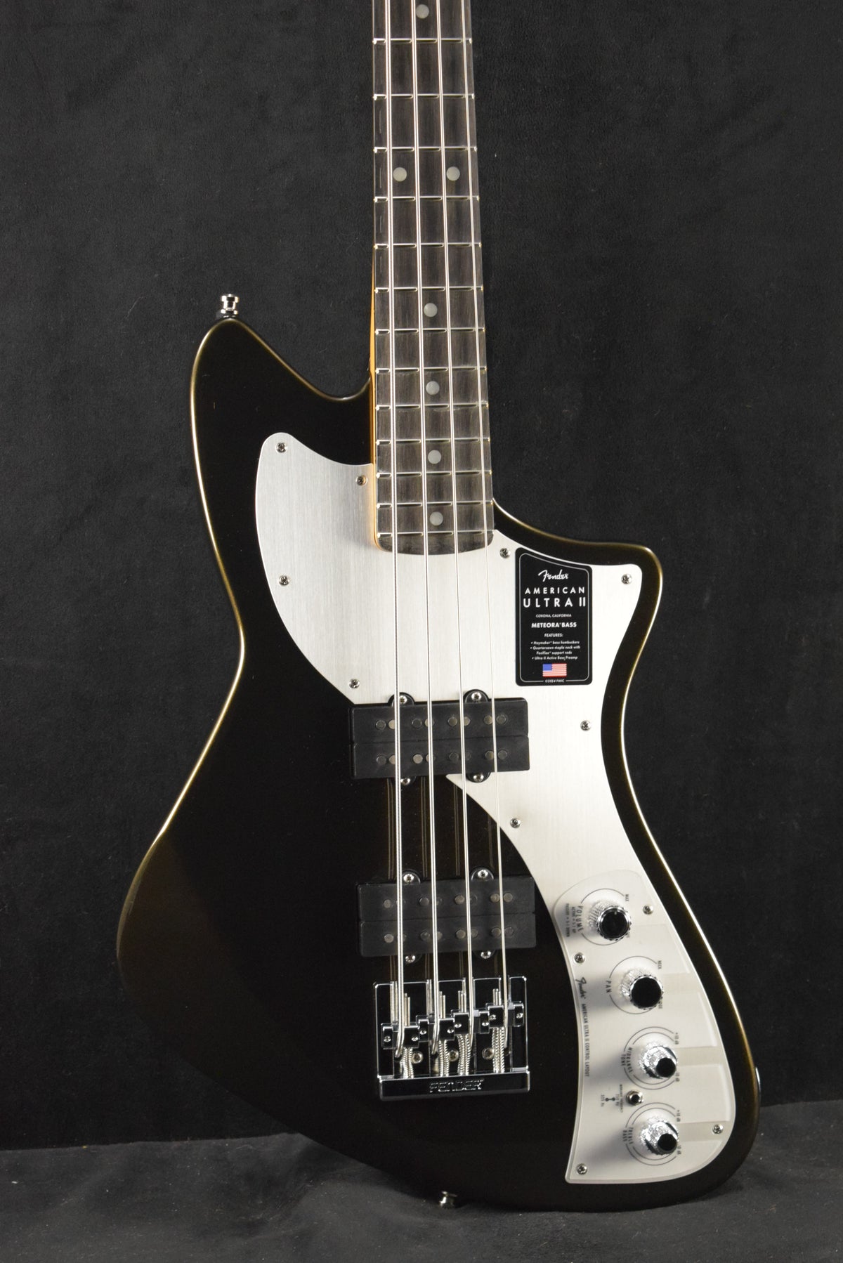 Fender American Ultra II Meteora Bass Texas Tea Ebony Fingerboard