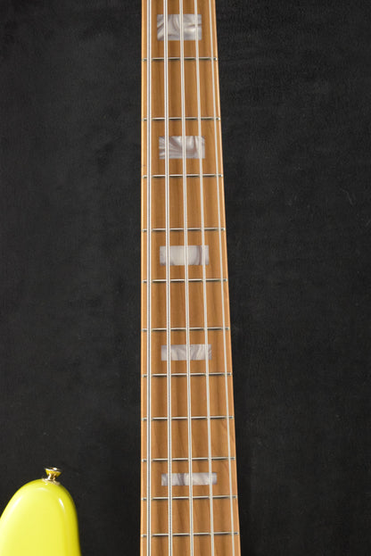 Fender MonoNeon Jazz Bass V Neon Yellow Maple Fingerboard