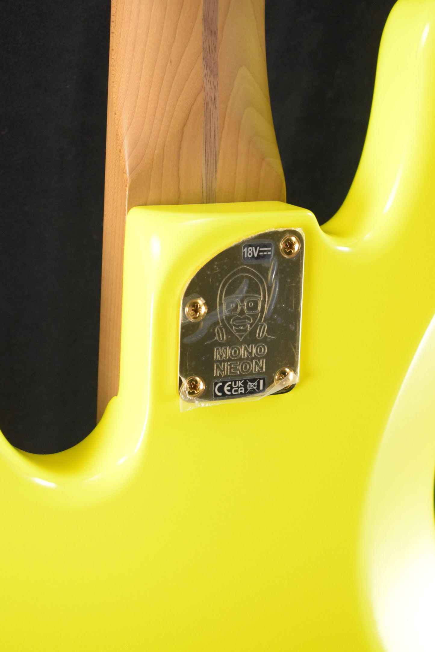 Fender MonoNeon Jazz Bass V Neon Yellow Maple Fingerboard
