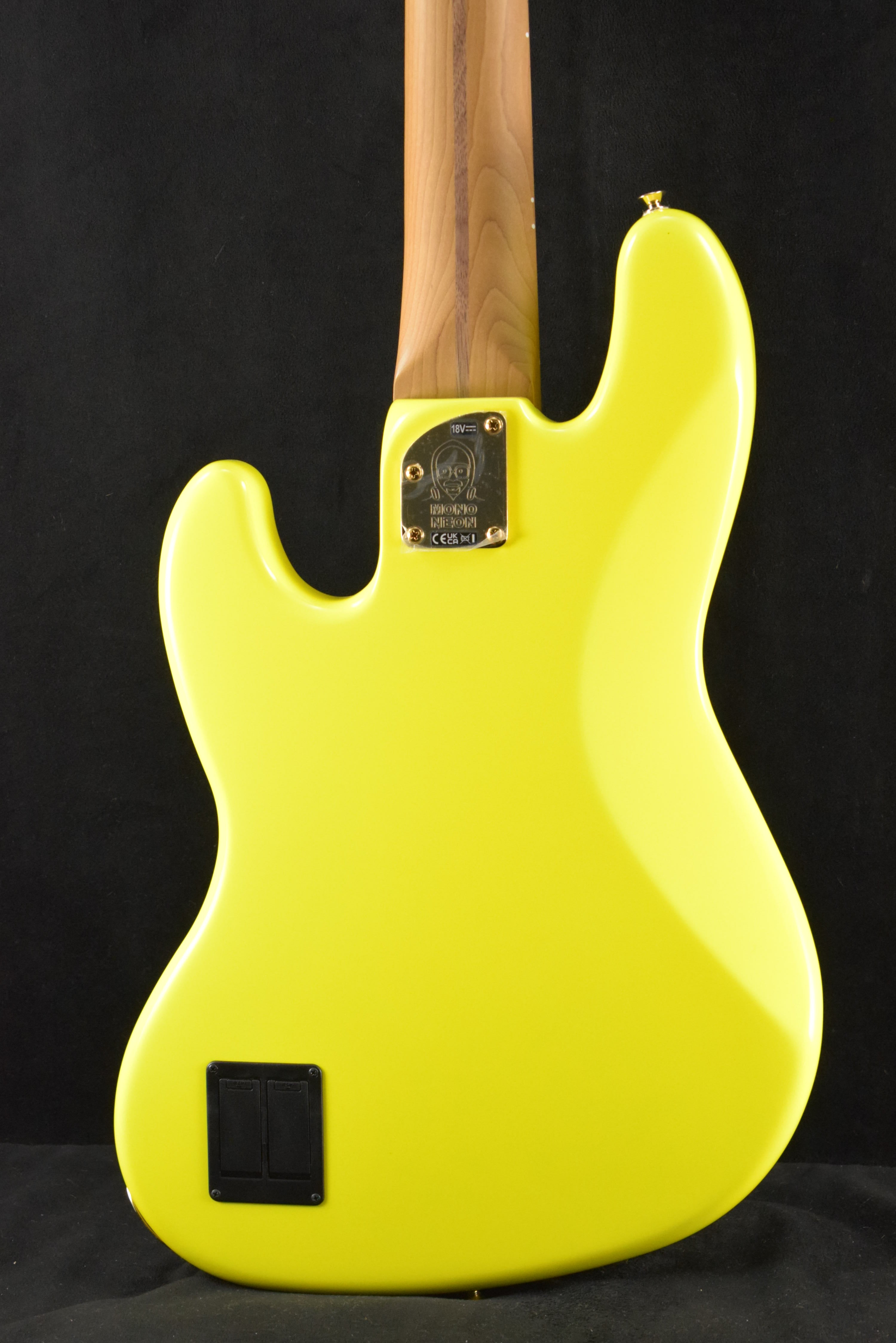 Fender MonoNeon Jazz Bass V Neon Yellow Maple Fingerboard