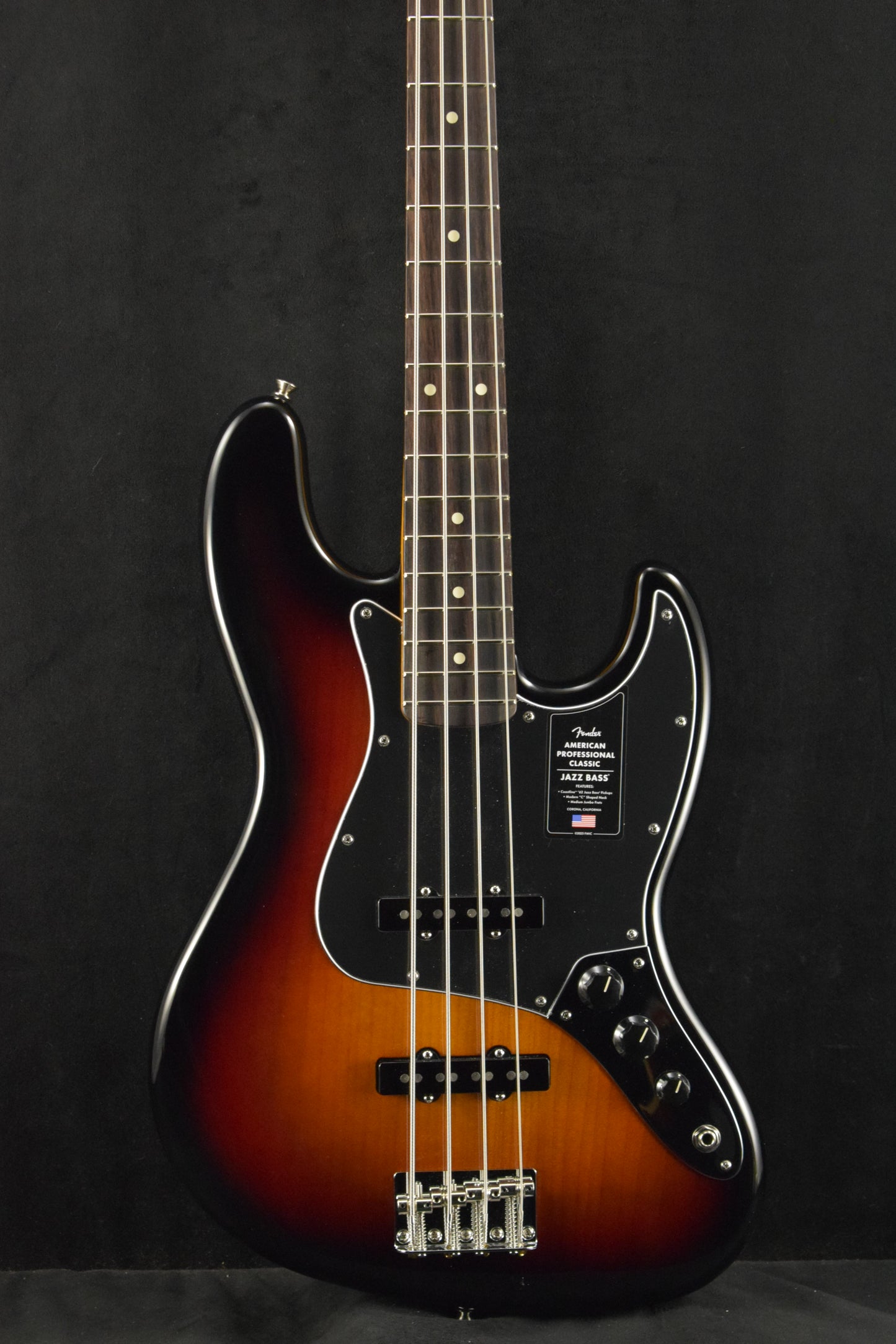 Fender American Professional Classic Jazz Bass 3-Color Sunburst Rosewood Fingerboard