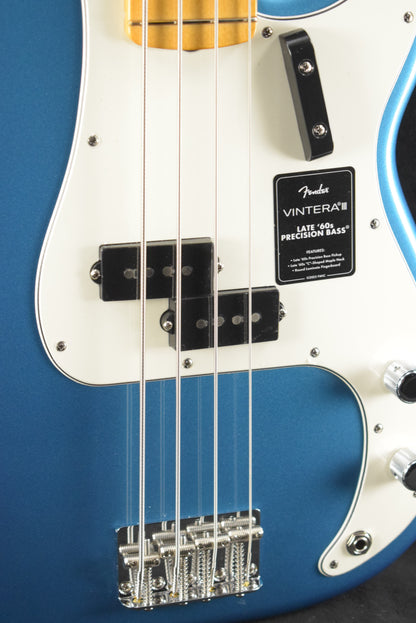 Fender Vintera III Late '60s Precision Bass Lake Placid Blue Maple Fingerboard