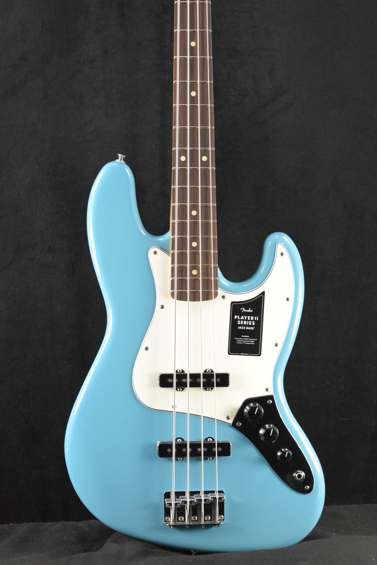Fender Player II Jazz Bass Aquatone Blue Rosewood Fingerboard