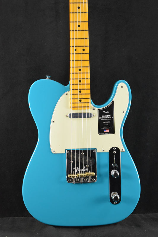 Fender American Professional II Telecaster Miami Blue Maple Fingerboard