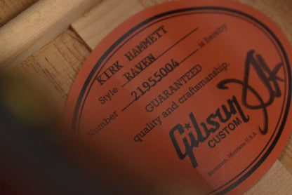 Gibson Custom Shop Kirk Hammett Raven Ebony