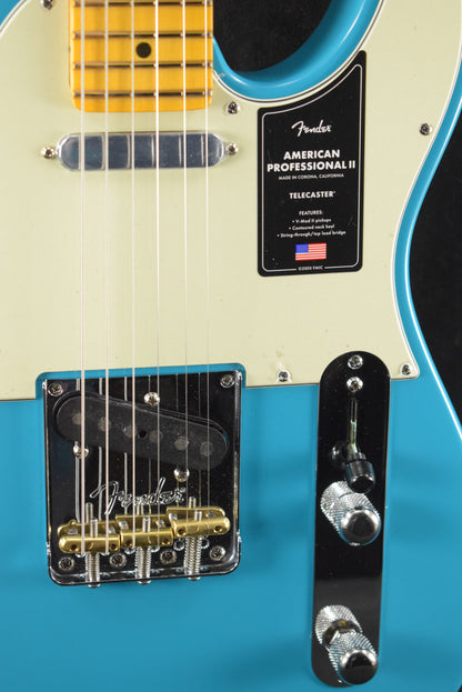 Fender American Professional II Telecaster Miami Blue Maple Fingerboard