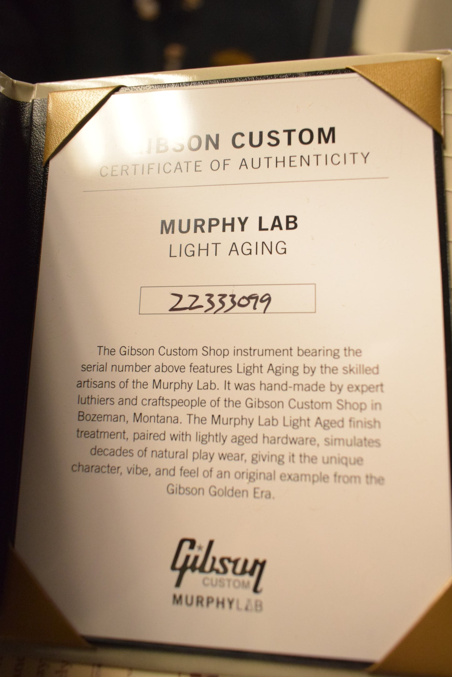 Gibson Murphy Lab 1960 Hummingbird Heritage Cherry Sunburst Light Aged