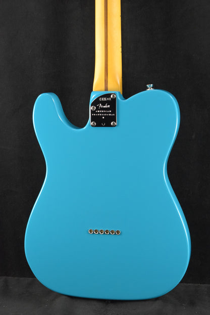 Fender American Professional II Telecaster Miami Blue Maple Fingerboard