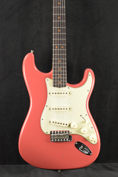 Fender '64 Stratocaster Journeyman Relic w/Closet Classic Hardware - Faded Aged Fiesta Red