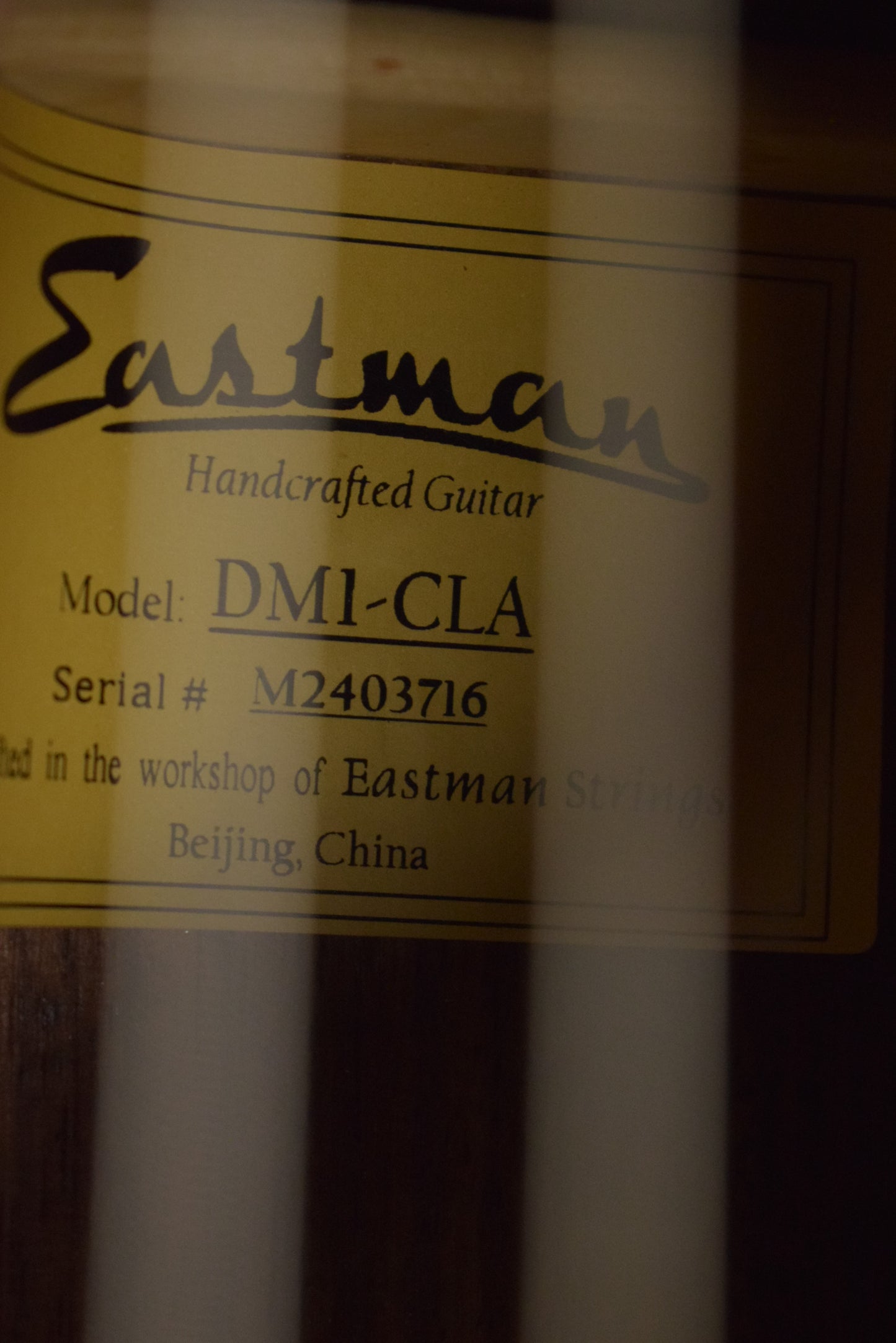 Eastman DM1-CLA Gypsy Jazz Classic Satin