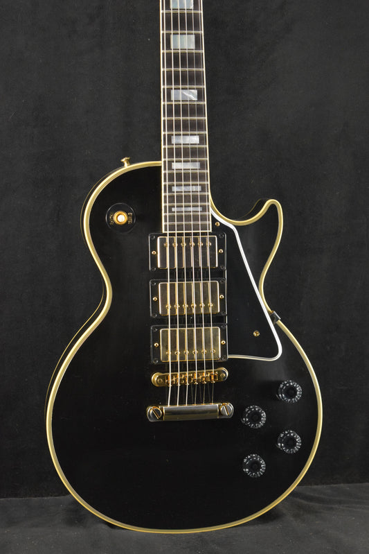 Gibson Custom Shop Les Paul Custom Chambered Body Slim Neck 3 Pickup Ebony VOS GH Fuller's Exclusive