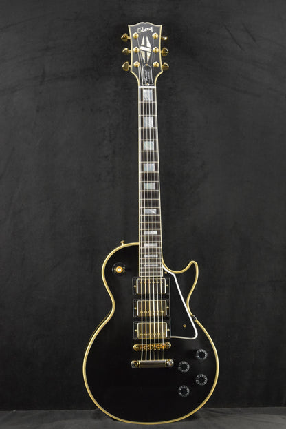 Gibson Custom Shop Les Paul Custom Chambered Body Slim Neck 3 Pickup Ebony VOS GH Fuller's Exclusive