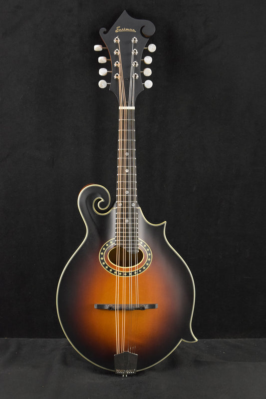 Eastman MD314E-SB F-Style Oval-Hole Electric Mandolin Sunburst Satin Finish