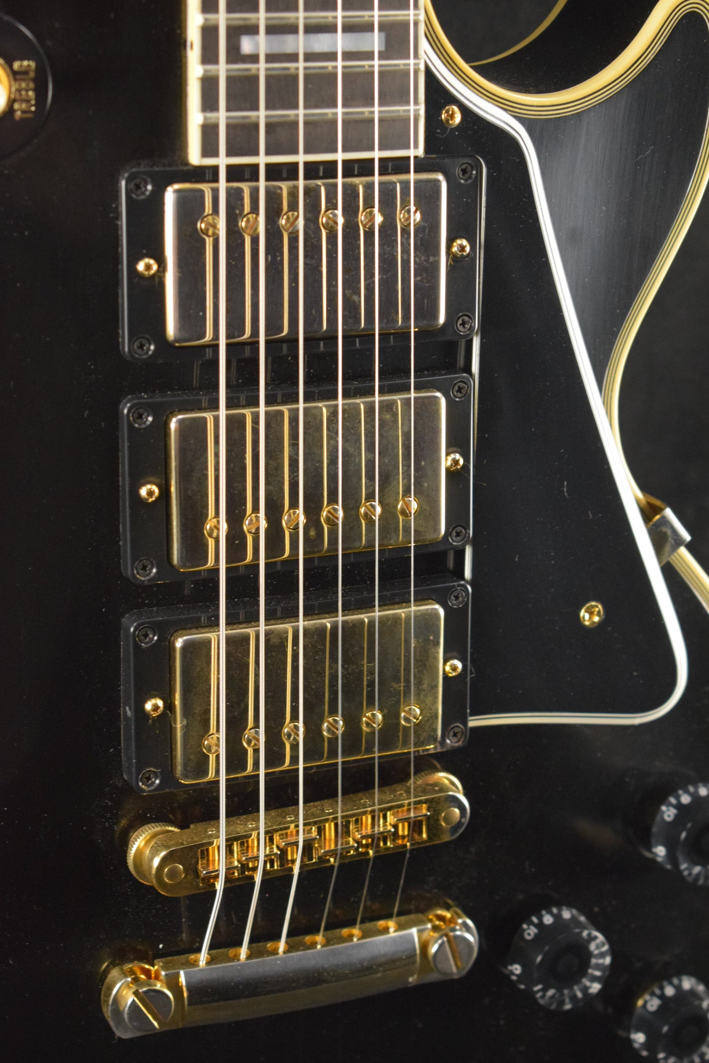 Gibson Custom Shop Les Paul Custom Chambered Body Slim Neck 3 Pickup Ebony VOS GH Fuller's Exclusive