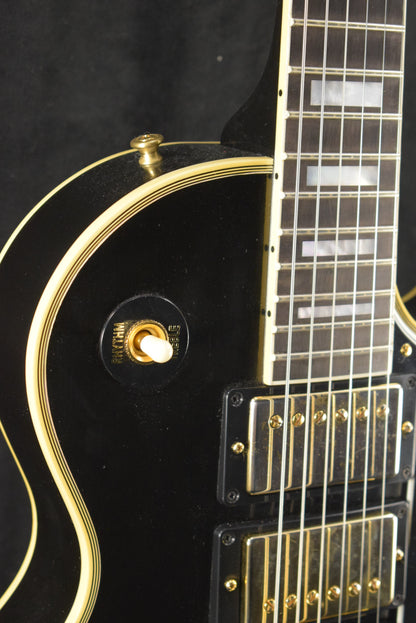 Gibson Custom Shop Les Paul Custom Chambered Body Slim Neck 3 Pickup Ebony VOS GH Fuller's Exclusive