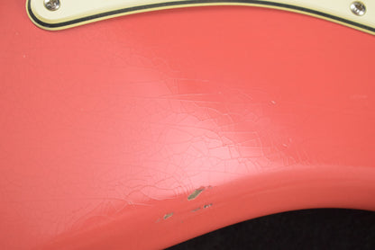 Fender '64 Stratocaster Journeyman Relic w/Closet Classic Hardware - Faded Aged Fiesta Red