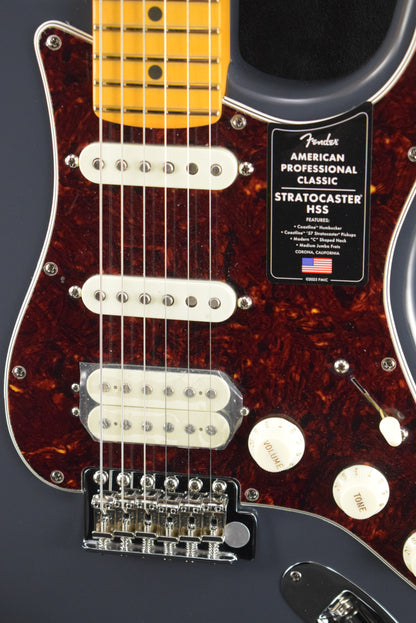 Fender American Professional Classic Stratocaster HSS Faded Black Maple Fingerboard