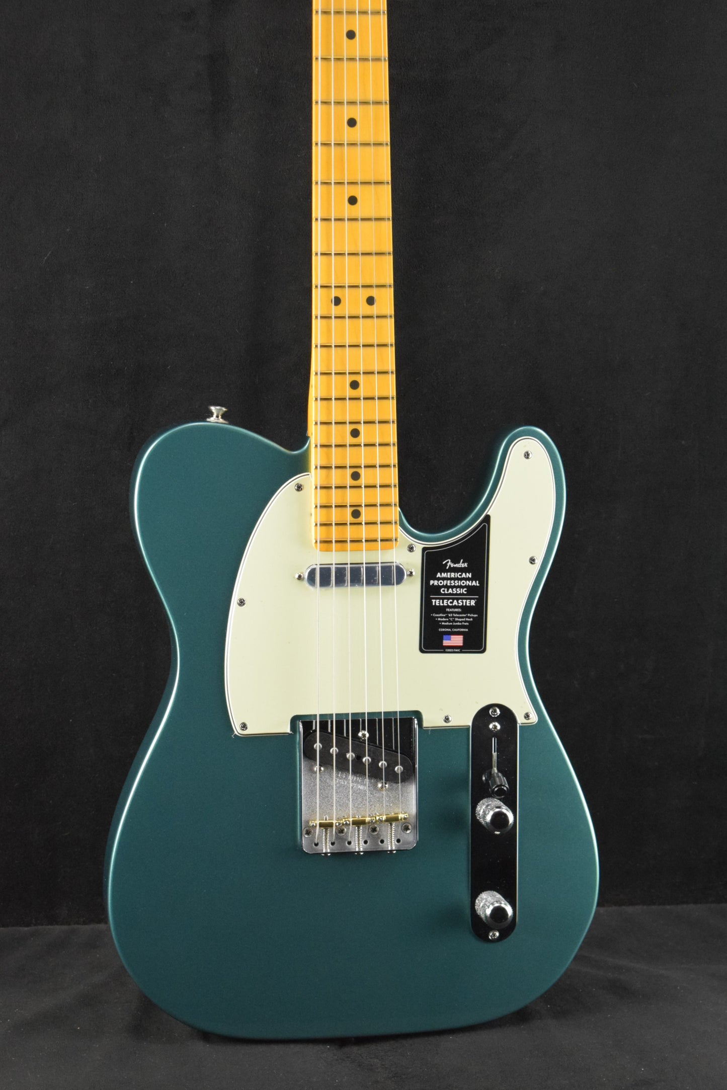 Fender American Professional Classic Telecaster Maple Fingerboard Faded Sherwood Green Metallic