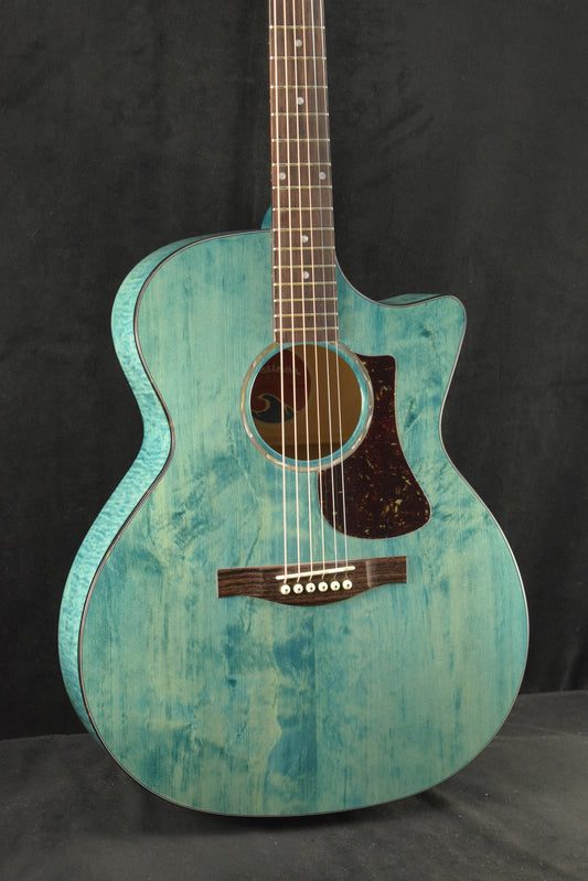 Eastman PCH3-GACE-FB Grand Auditorium Acoustic/Electric Faded Blue Truetone Gloss